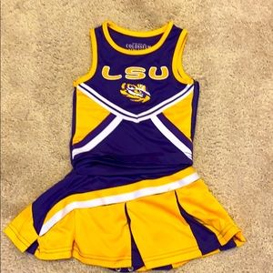 LSU cheerleader outfit size 2T